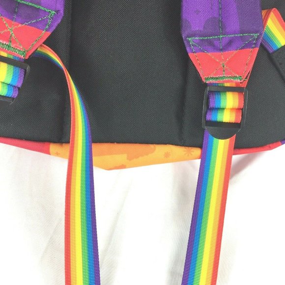 DISNEY Loungefly Rainbow Mickey Mouse Backpack - Picture 4 of 8